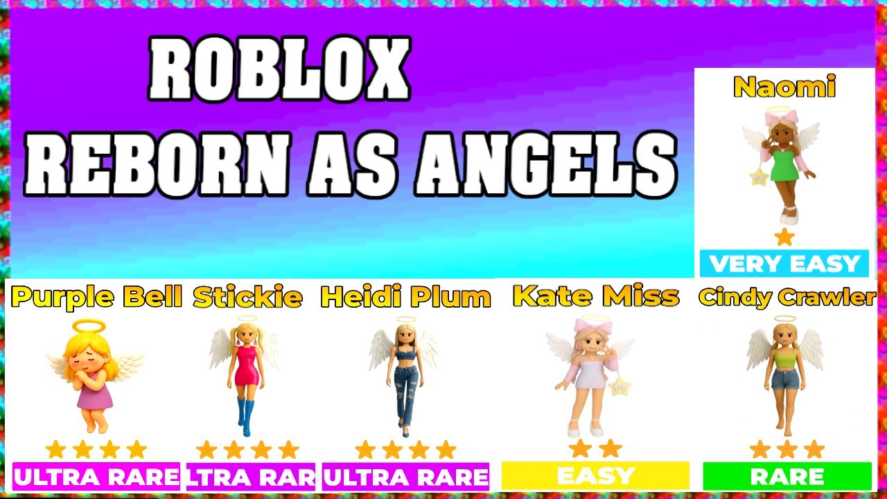 How To Find NEW 6 ANGELS in REBORN AS ANGELS ROBLOX ! 😇