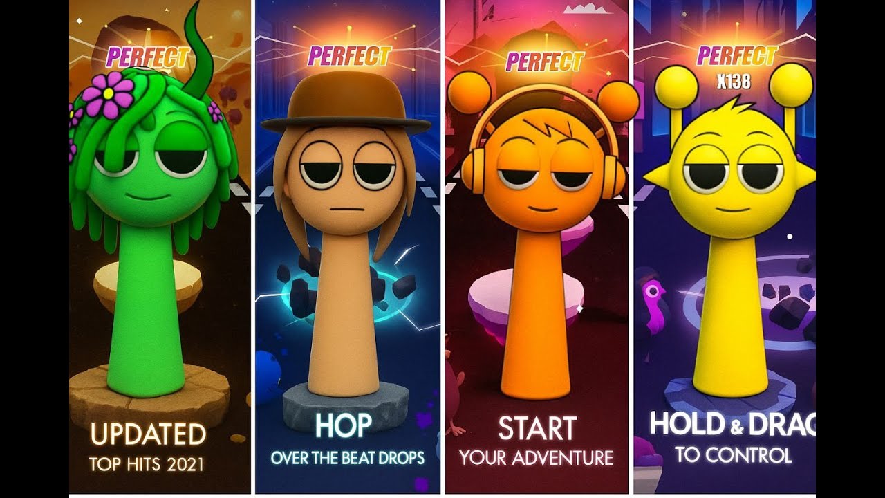 Can Sprunki Beat Tiles Hop’s Hardest Level?