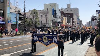 2019 4 6　第47回ぎふ道三まつり音楽隊パレード