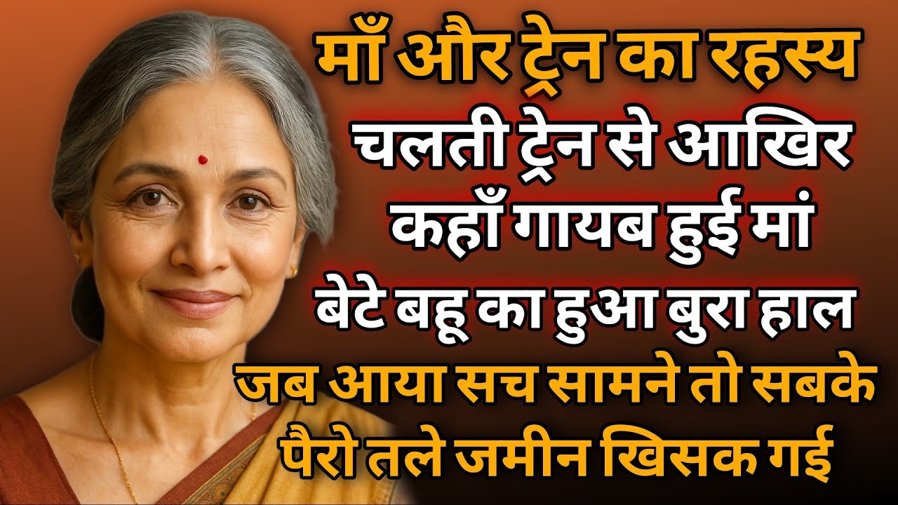 ट्रेन का रहस्य | Motivational Story | Sad Moral | Hindi  Kahani | Maa ki Kahaniya 💟