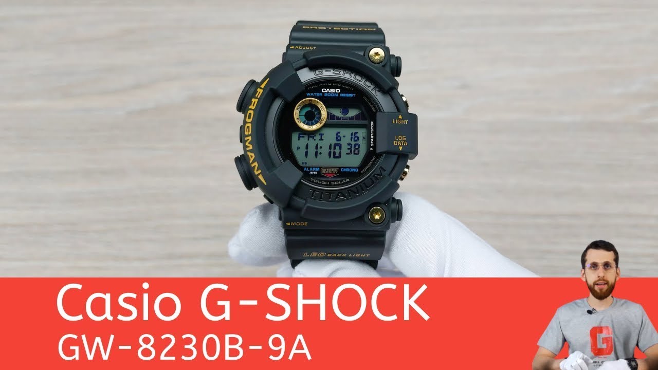 Дайвер, который отказывается быть обычным / Casio G-Shock GW-8230B-9A / 30-летие серии Frogman