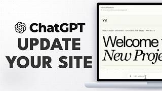 How to Edit and Update a ChatGPT Site Step-by-Step