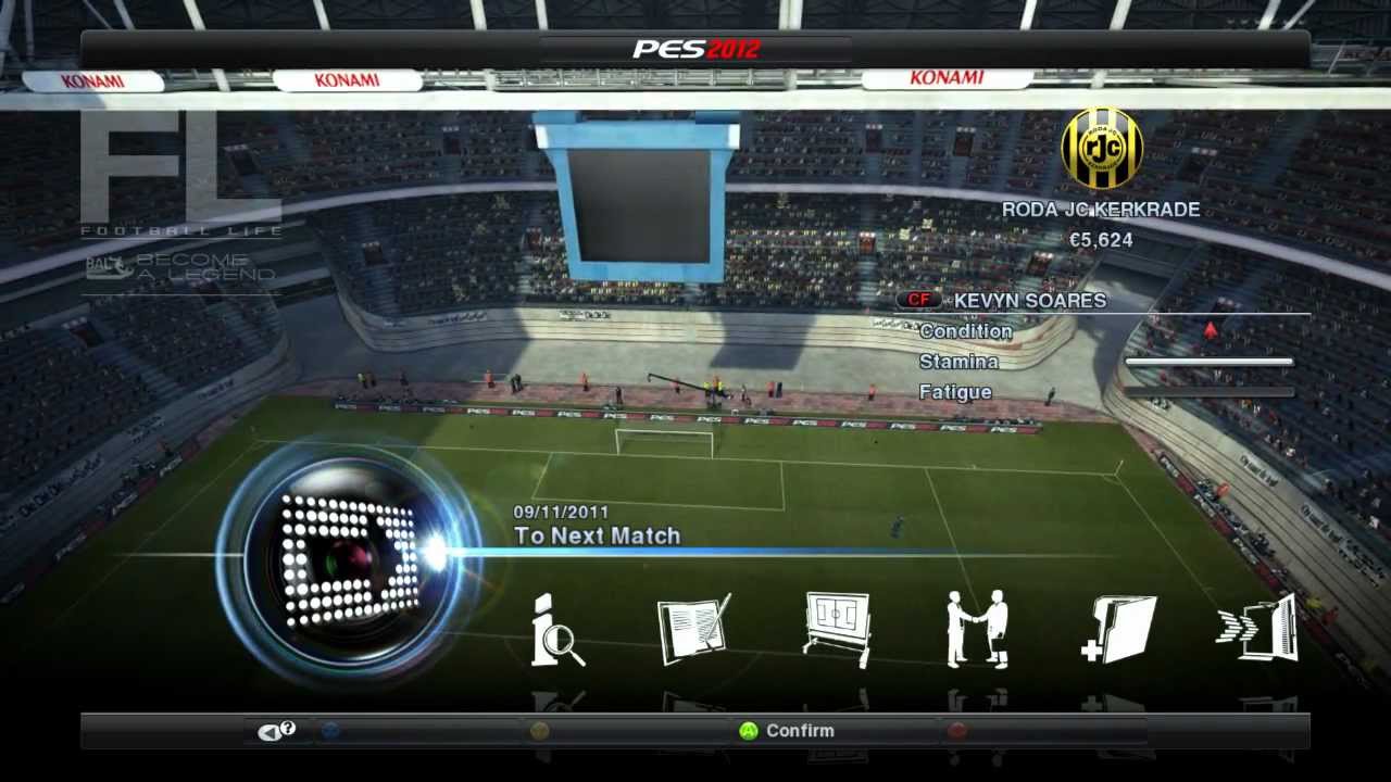 Como jogar Rumo ao Estrelato em PES 2012