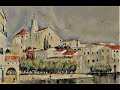 Spain Watercolor Painting in Cadaques - with Chris Petri