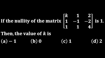 rank and nullity theorem gate 2010 linear algebra iit jam mathematics gre maths master from usa