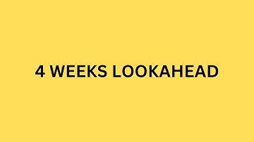 Mastering 4-Week Lookahead Schedules in Primavera P6: A Step-by-Step Guide