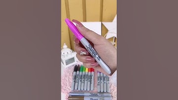 Art Haul: Sharpie Marker 👩🏻‍🎨#sharpie  #arthaul  #marker #howtodraw #art #artwork #art #markers