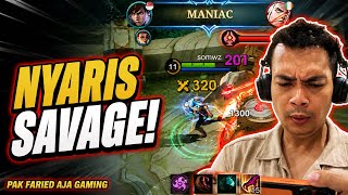 NYARIS SAVAGE BANGET GAES! MOMEN GREGETAN PAK FARIED AJA GAMING DI TURET MUSUH! 😱🔥