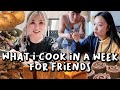 What i cook for my friends  instant pot pho ube cinnamon rolls  bread