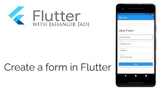 How to create a simple user form with submission in Flutter