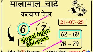 21 July 25 | Kalyan vip game kalyan vip otc kalyan close kalyan matka otc trick kalyan fixx otc