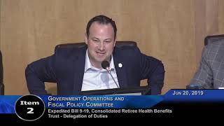 June 20, 2019 - GO Committee Worksession