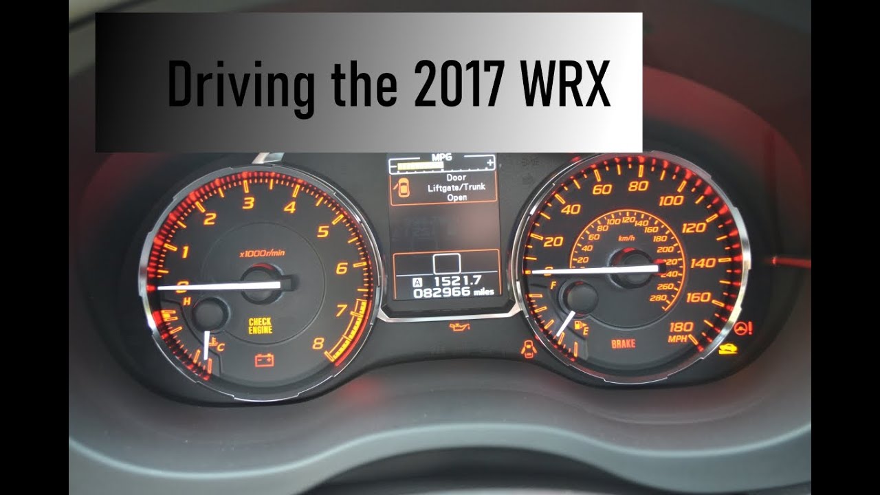 (Driving Video) 2017 Subaru WRX Premium (C&B Auction)