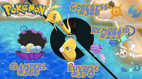 Chain Fishing Madness / Sam Gets Angry (5 Shinies) - Shiny Clamperl, Remoraid, Luvdisc and Goldeen