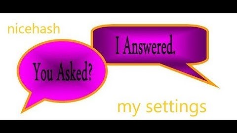 GTX 1080 Ti.....My nicehash settings