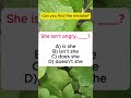 She isn’t angry, ___? – IQ VistaX #shorts #iqvistax #basicenglish