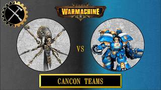 Cancon Teams Round 1: Thexus vs Calder - MKIV Warmachine Battle Report