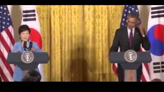 US President Barack Obama FULL Press Conference with South Korean President Park