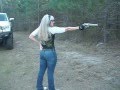 shooting 500 SMITH AND WESSON ONE HANDED TEXAS GAL Teri LaFaye Pistol Poet