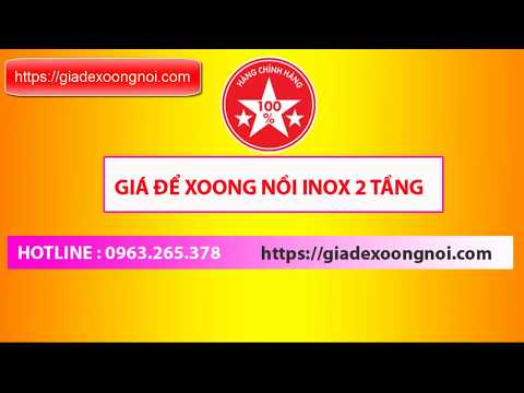 Giá để xoong nồi inox 2 tầng đa năng úp xoong nồi bát đĩa