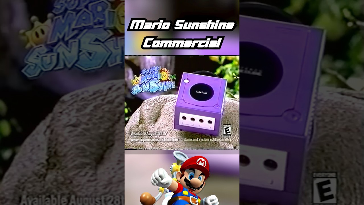 Забавная старая реклама Mario Sunshine! 👀