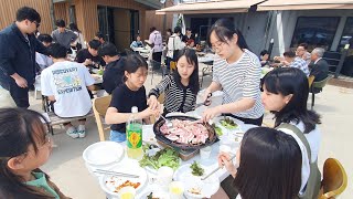 [식탁교제] 인식당오픈_하늘꿈교회 중식 메뉴'삼겹살'