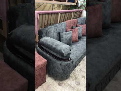 ركنة مودرن كبتونيه طربيزة سفرة و ٦ كراسى بانكيت ١٥٠ سم ٢ بف بسحارة تخزين