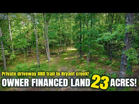 Owner Financed 23 Acres ON Bryant Creek in MO Ozarks! Private driveway AND trail to creek! ID#PH19