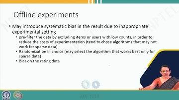 Introduction to evaluation ofrecommender system #ch36sp #swayamprabha