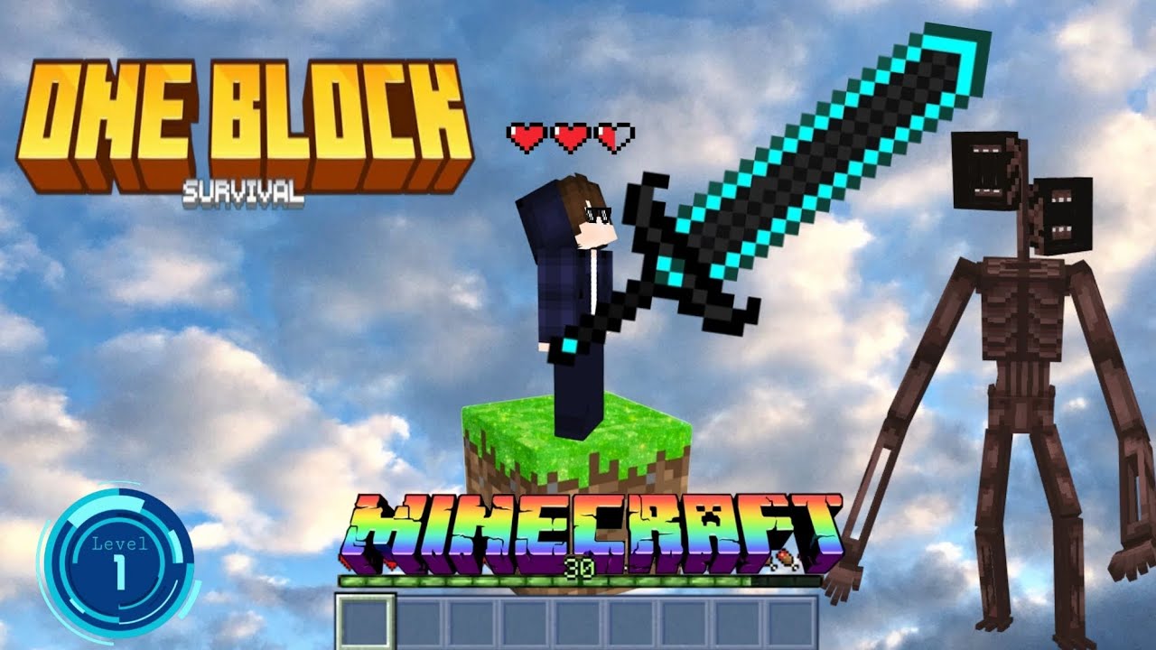 Minecraft one block survival series ep - 1 #minecraft - YouTube