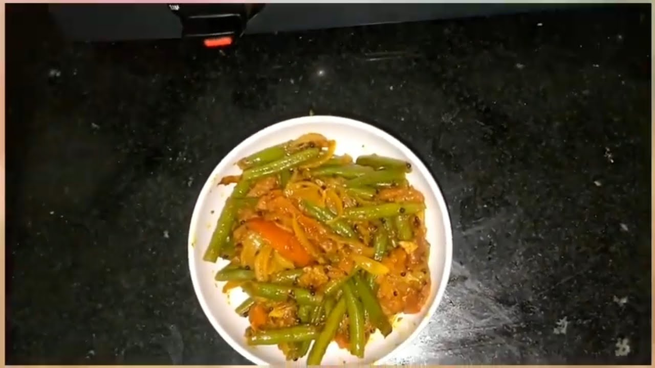 French Beans ki Sabji Tasty sabji Dry Sabji Quick made bhaji