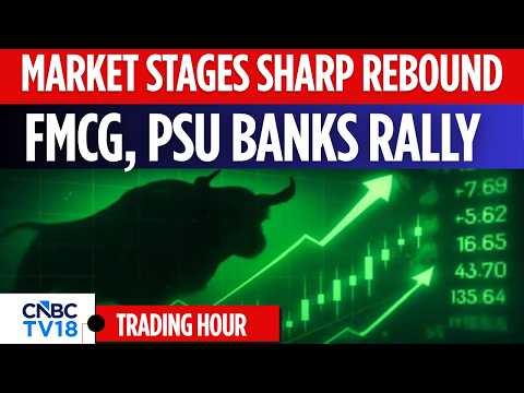 Sensex Rises 340 Points, Nifty Above 23,200; FMCG, PSU Banks Lead Gains, IT Drags | CNBC TV18