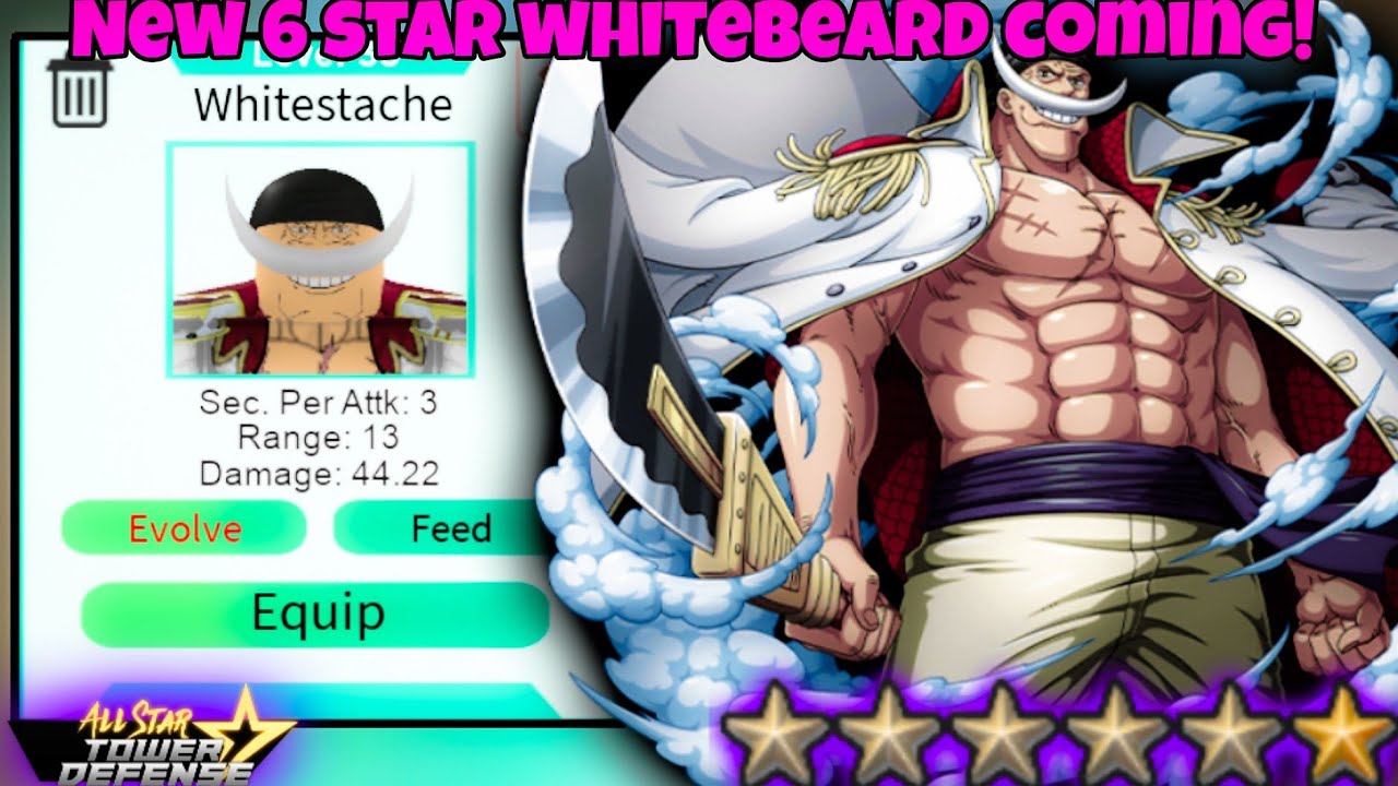 Whitestache (Final) - Whitebeard (Final), Roblox: All Star Tower Defense  Wiki