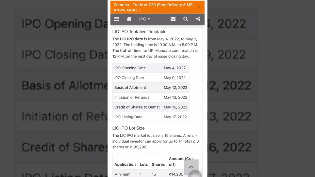 LIC India IPO Latest Updates | LIC IPO Price Band | LIC IPO review