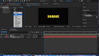 tutorial RGB split in text | Adobe after effect