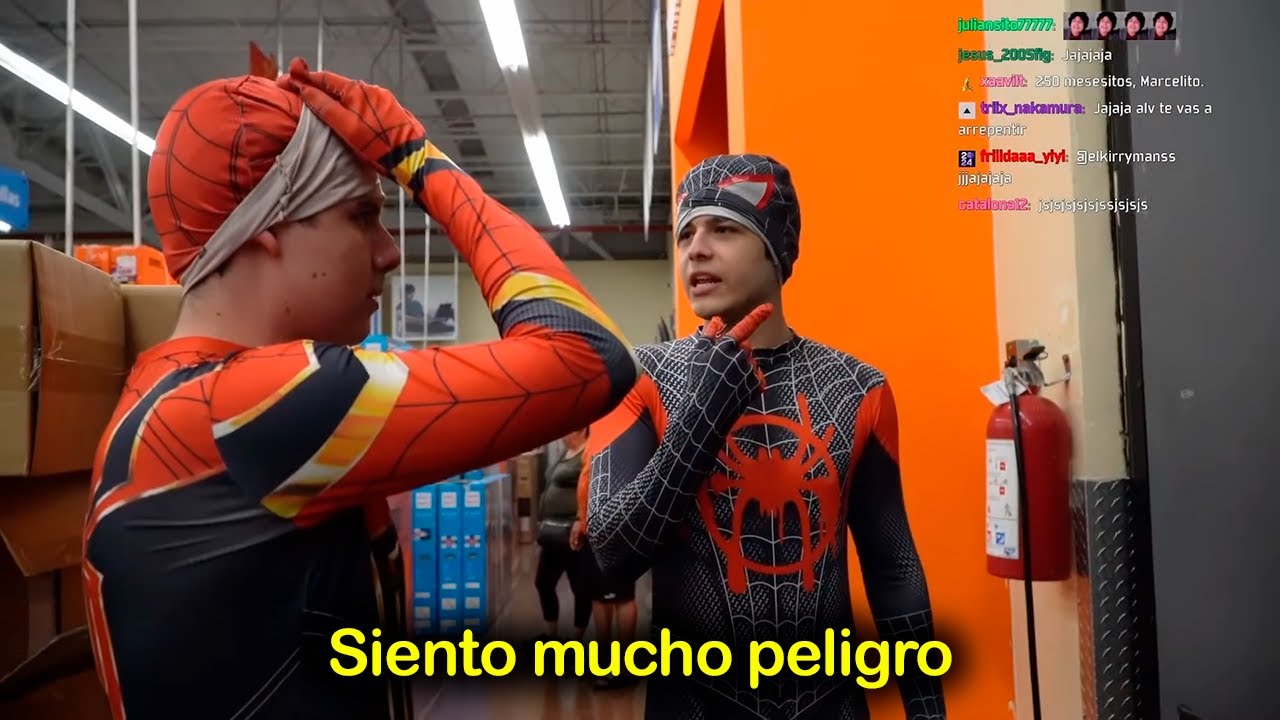 Spidermans Activan Alarma de Incendio