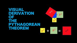 How is the Pythagorean Theorem Derived Visually