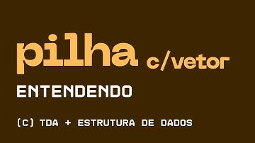 Tipo Abstrato de Dados: Pilha e Implementação com Vetor