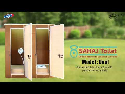 Sahaj Toilet (SUPRIMO for disabled persons) - Honeycomb Structures by Anjani Technoplast Ltd. - video from Anjani Technoplast