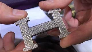 TraxNYC Diamond Louis Vuitton Belt Buckle 65042