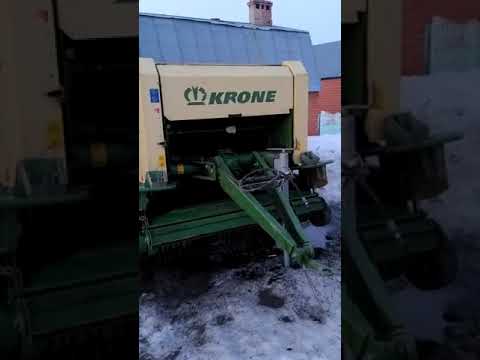 Krone пресс-подборщик. Готовимся