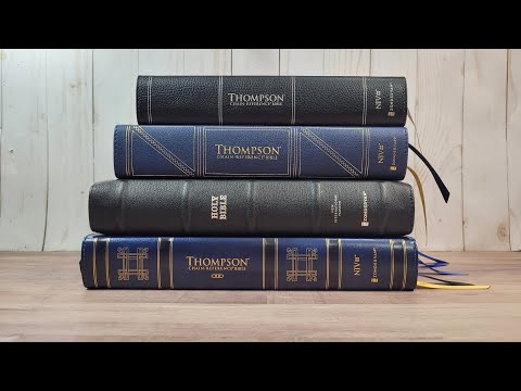 NIV Comfort Print Thompson Chain Reference Bible Review Pt 2: Size Comparisons