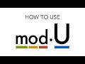 How to use modu