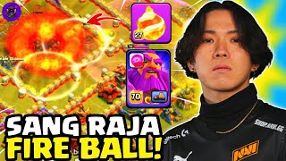 NAVI KLAUS RAJA FIRE BALL SAPU BERSIH BASE APAPUN - WAR TH 16 | CLASH OF CLANS