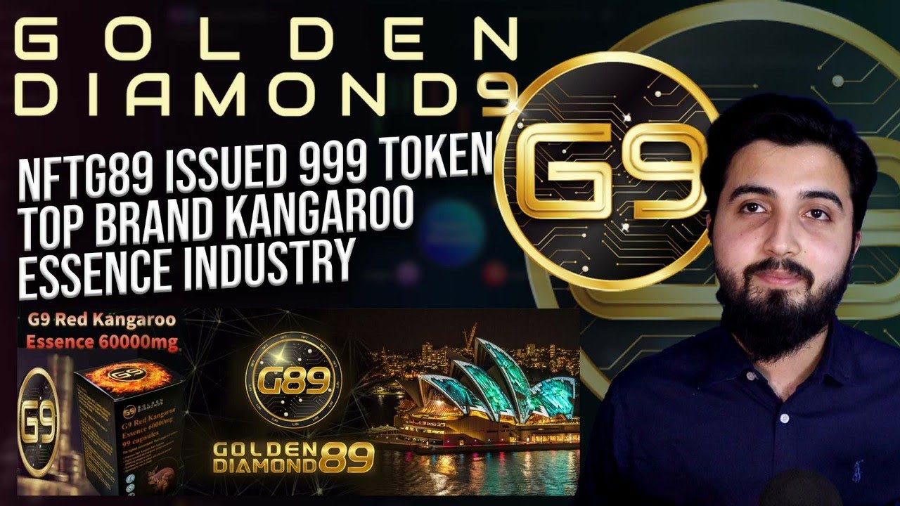 GOLDEN DIAMOND 9 NFTG89 ISSUED 999 TOKEN TOP BRAND KANGAROO ESSENCE INDUSTRY