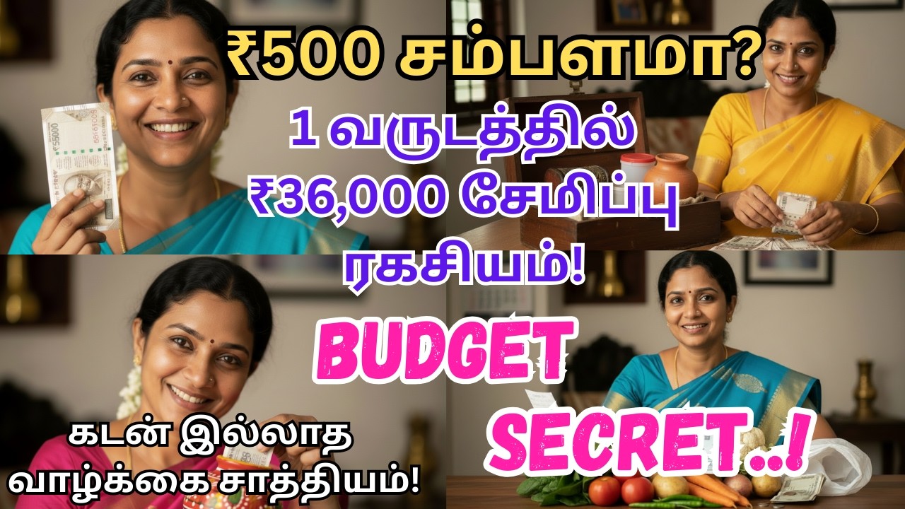 ✨ஒரு நாளைக்கு ₹500 சம்பளமா? 📝 இந்த உண்டியல் முறையை பாலோ பண்ணுங்க! | Hundi Saving  for Daily Laborers
