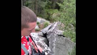 Tourist damn, fuck in the mountains Ukraine