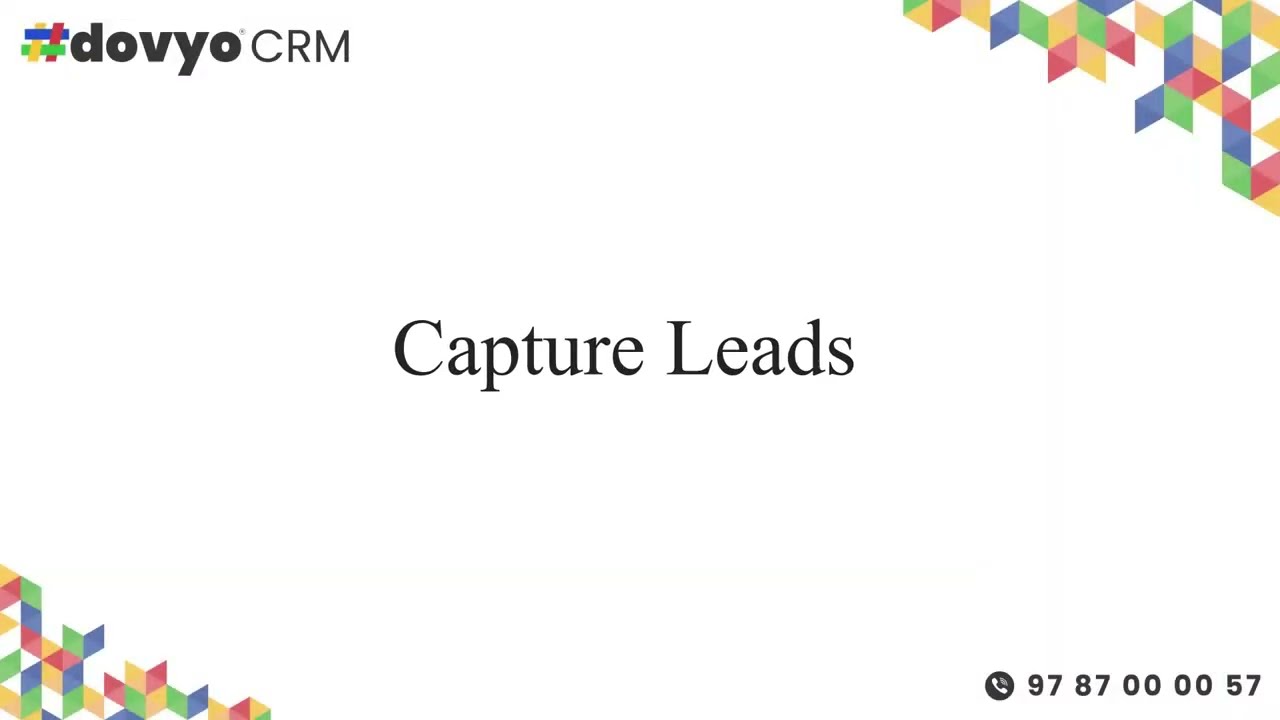 Master the Art of Lead Capture with dovyo CRM: A Comprehensive Tutorial