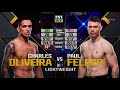 Paul Felder KO's Charles Oliveira (Fight Highlights)