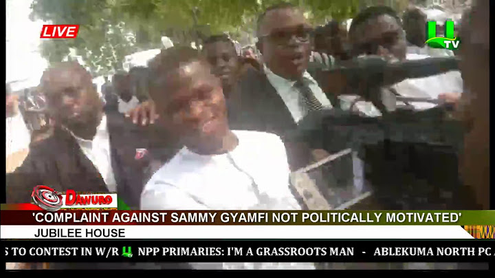 Complaint against Sammy Gyamfi not politically motivated' – Jubilee House